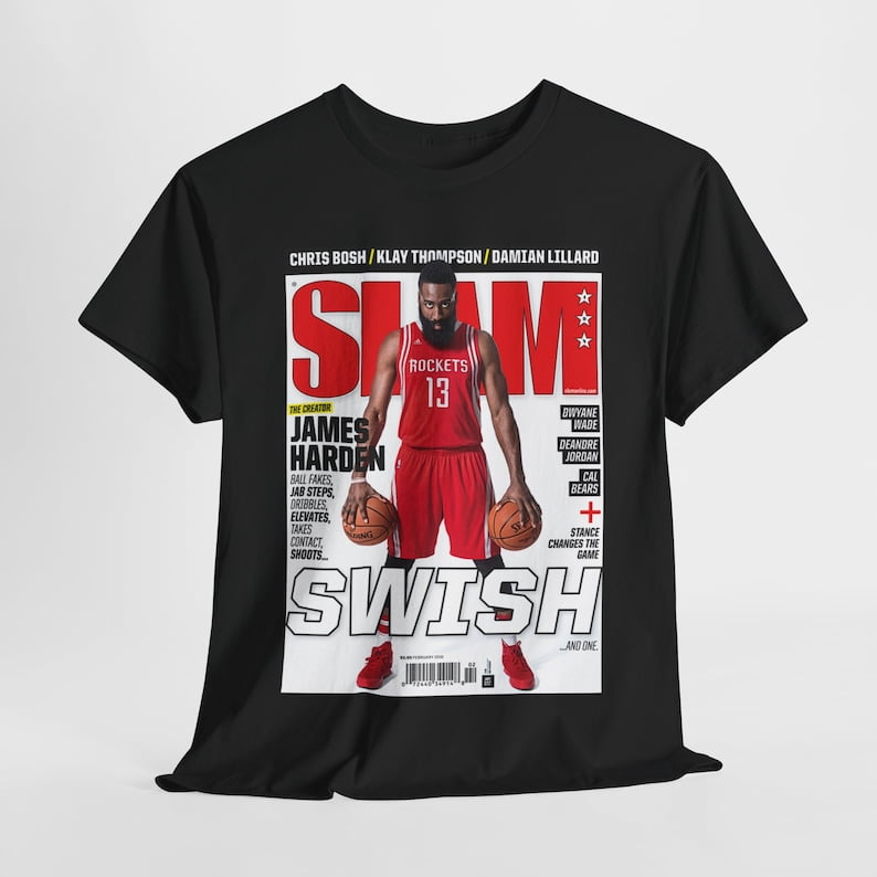 Image James Harden image beautiful image beautiful image beautiful image beautiful image beautiful image beautiful image beautiful - James Harden Slam T-Shirt, The unisex soft-style t-shirt ...