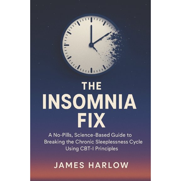 The James Harlow Sleep Library The Insomnia Fix: A No-Pills, Science-Based Guide to Breaking the Chronic Sleeplessness Cycle Using CBT-I Principles, (Paperback)