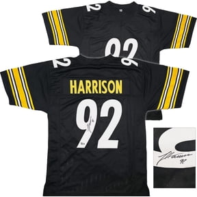 James Harrison Autographed Hand Signed Custom Pittsburgh Steelers Jersey - Beckett COA