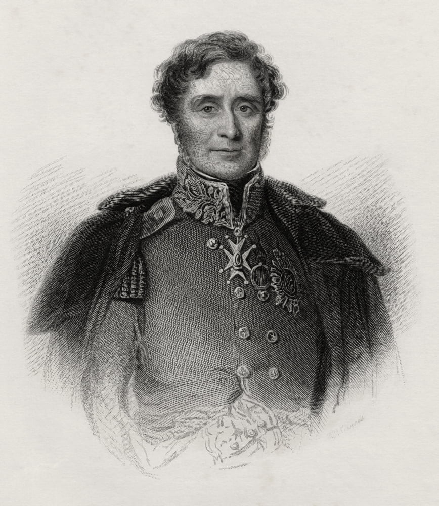 James Henry Fitzroy Somerset 1St Baron Raglan 1788-1855 English Soldier And Commander In Chief During The Crimean War From A 19Th Century Print Canvas Art - Ken Welsh Design Pics (26 x 30)