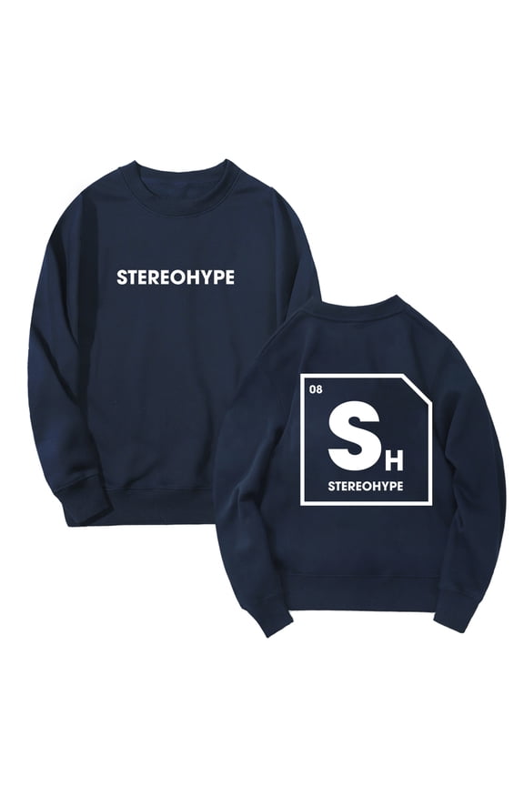 James Hype Stereohype Crewneck Sweatshirt Casual Fashion Pullover Unique Clothes