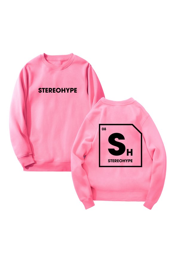 James Hype Stereohype Crewneck Sweatshirt Casual Fashion Pullover Unique Clothes