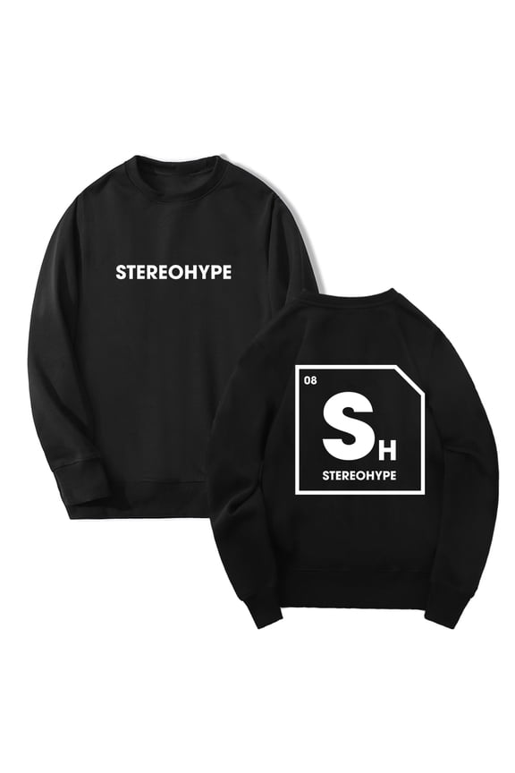 James Hype Stereohype Crewneck Sweatshirt Casual Fashion Pullover Unique Clothes