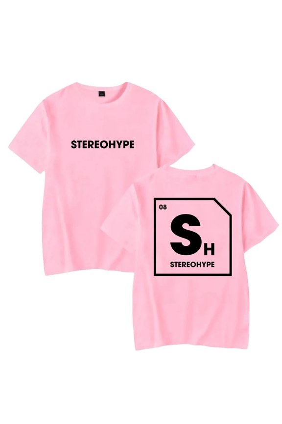 James Hype Stereohype T-shirt Crewneck Short Sleeve Tee Summer Women Men Sweatshirt Hip Hop Casual Clothes Kids Tops