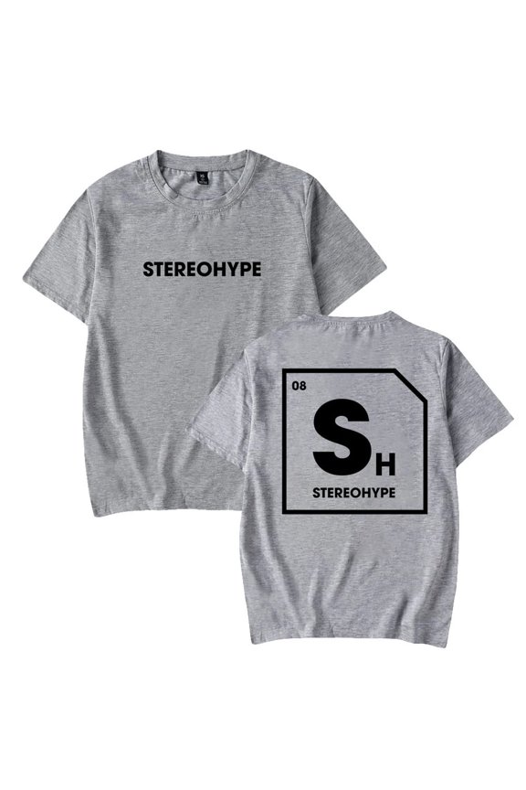 James Hype Stereohype T-shirt Crewneck Short Sleeve Tee Summer Women Men Sweatshirt Hip Hop Casual Clothes Kids Tops