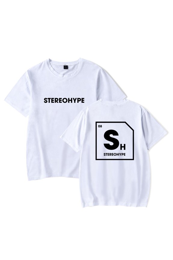 James Hype Stereohype Tee Shirt Summer Casual Tshirt Streetwear Daily Harajuku