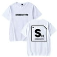 thumbnail image 1 of James Hype Stereohype Tshirt Letter Printed Short Sleeve Hip Hop Style Tee Shirt, 1 of 2