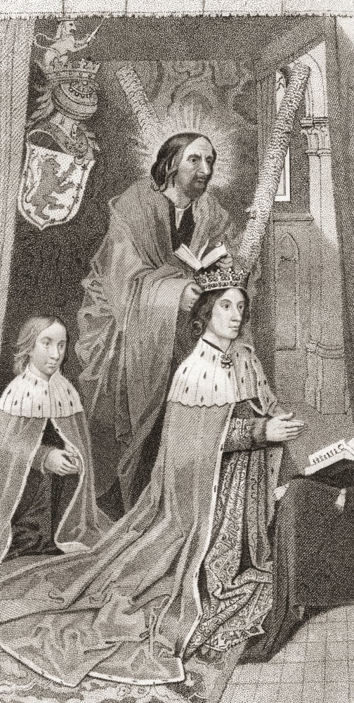 James III of Scotland 1451 Canvas Art - Ken Welsh Design Pics (20 x 40)
