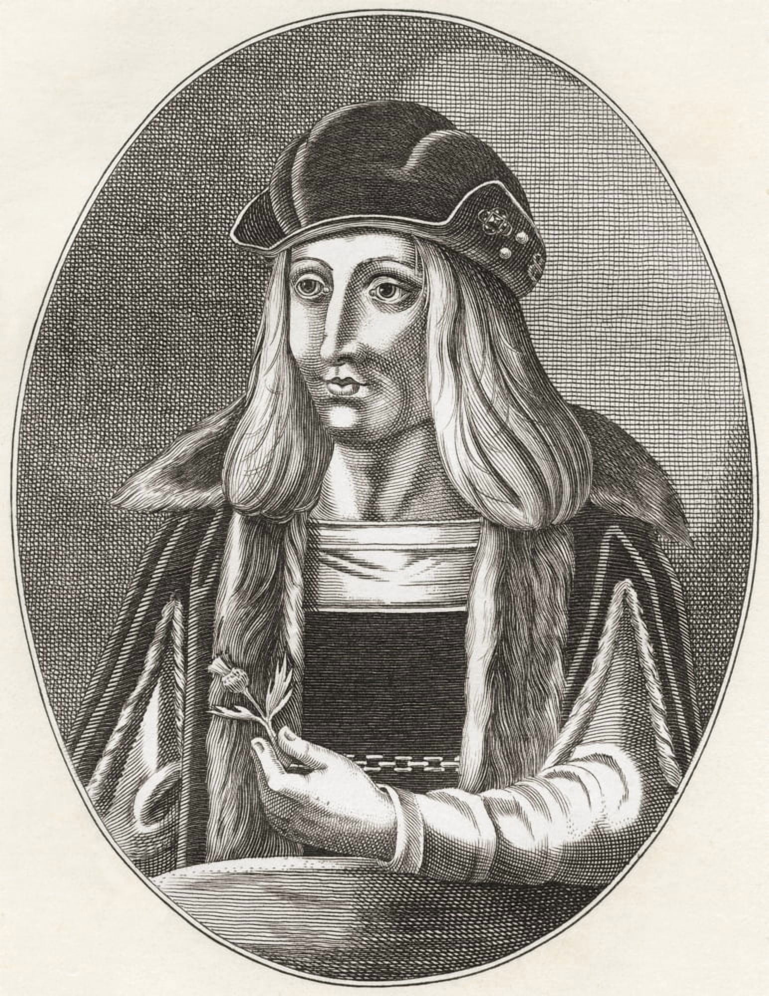 James IV King of Scots 1473 Canvas Art - Ken Welsh Design Pics (12 x 15)