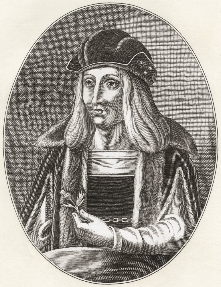 James IV King of Scots 1473 Canvas Art - Ken Welsh Design Pics (24 x 30)