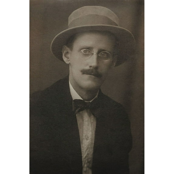 James Joyce And His Family In Paris History (24 x 36)