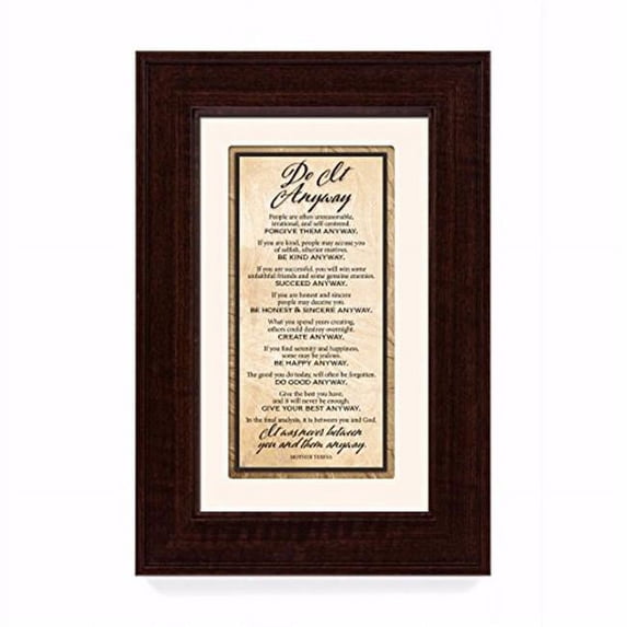 James Lawrence 70755 Traditions - Do It Anyway Frame Art