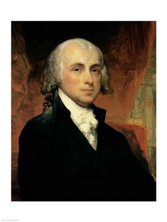 James Madison Canvas Art -  (24 x 36)