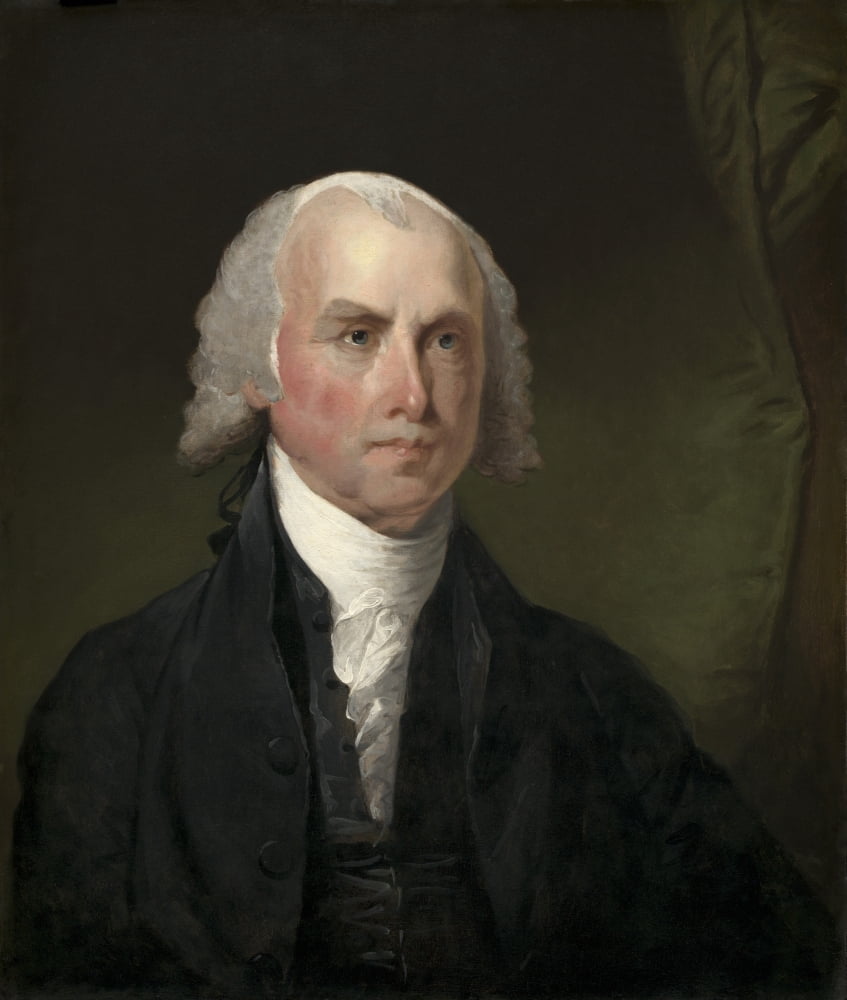James Madison Canvas Art - (24 x 36)