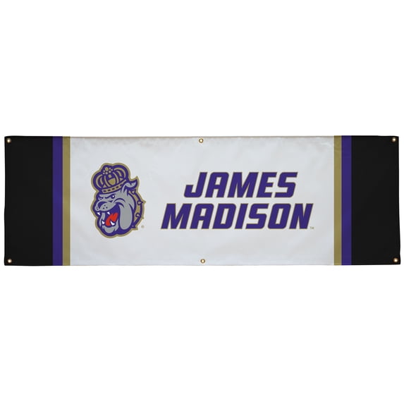 James Madison Dukes 6' Team Logo Table Throw