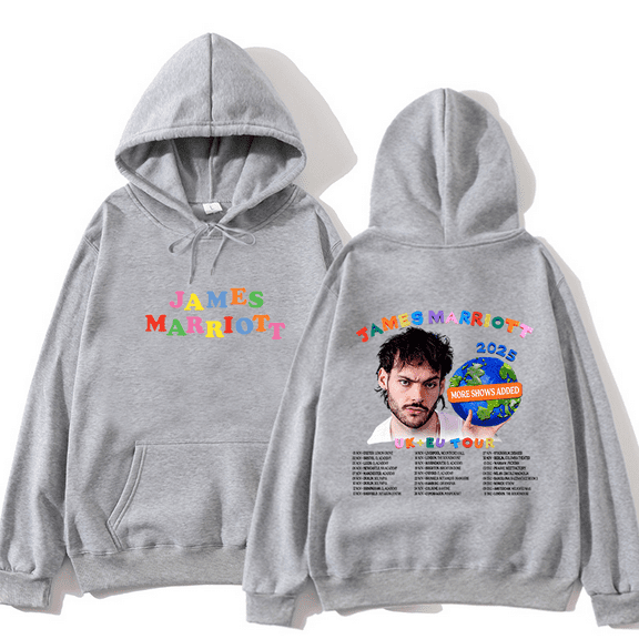 James Marriott 2025 Tour Merch Hoodies Women/Men Fashion Sweatshirts Harajuku Streetwear Harajuku Clothes