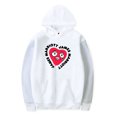 thumbnail image 1 of James Marriott Heart Hoodie Men's Hip Hop Printing Pullover Hooded Sweatshirts, 1 of 2