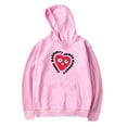 thumbnail image 1 of James Marriott Heart Hoodie Men's Hip Hop Printing Pullover Hooded Sweatshirts, 1 of 2