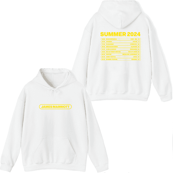 James Marriott Merch 2024 Tour Hoodie Graphic Hoodies Unisex Men Women Long Sleeve Pullover Tops