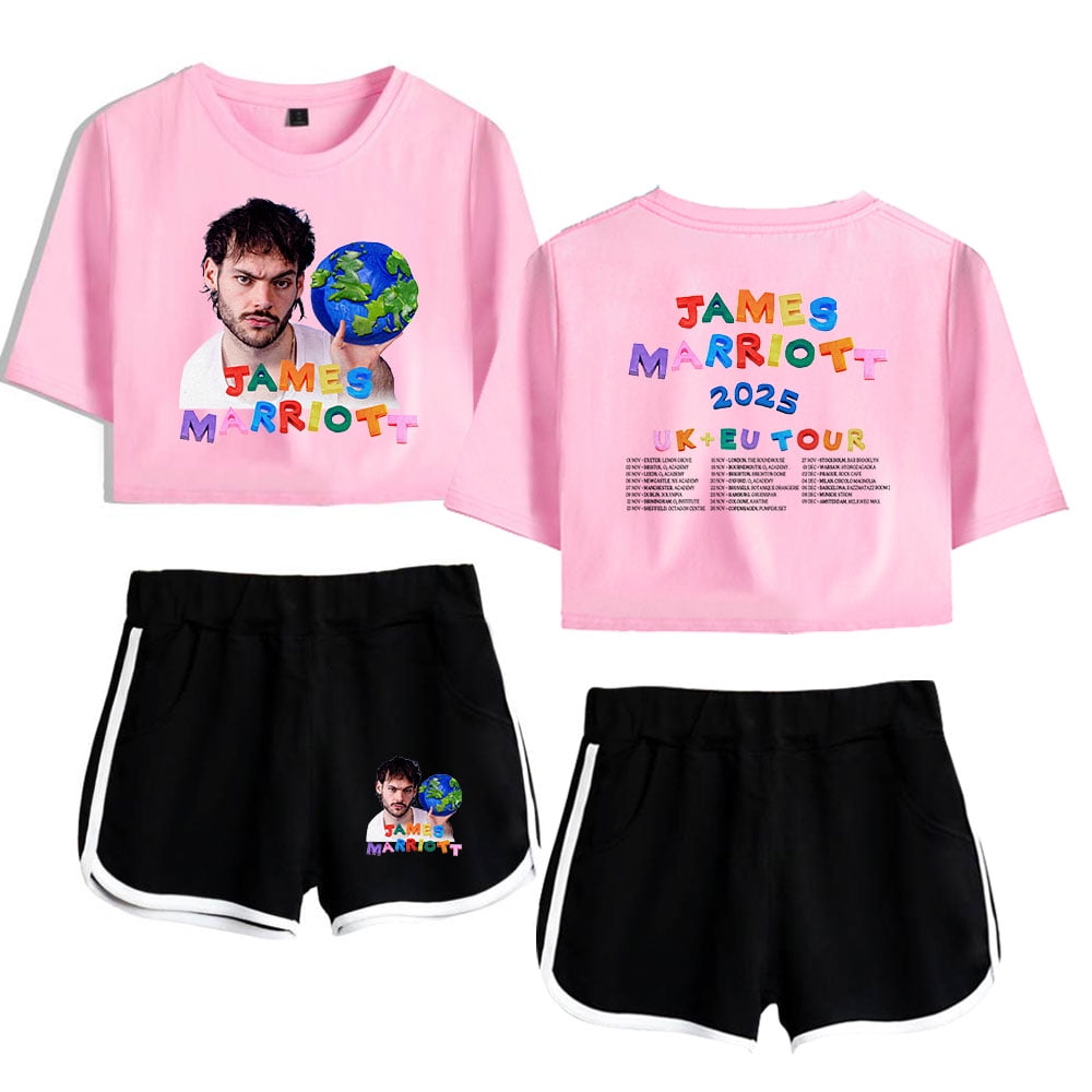 James Marriott Tour Merch 2025 Tops Streetwear Two Piece Set Shorts James Marriott Tour Merch 2025 Tops Streetwear Two Piece Set Shorts