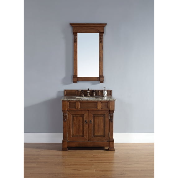 James Martin 147-114-5571 Brookfield Single Basin Bathroom Vanity Country Oak