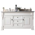 thumbnail image 1 of James Martin 147-114-5741-3AF 72 Inch Cottage White Vanity With Solid Top, 1 of 2