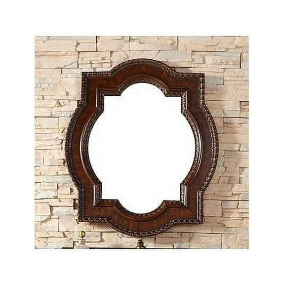 James Martin 160-M35-ACG Castilian 35" Wood Beveled Glass Bathroom Mirror