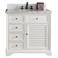 thumbnail image 1 of James Martin 238-104-V36-CWH 36 in. Savannah Single Vanity Cabinet, Cottage White, 1 of 3