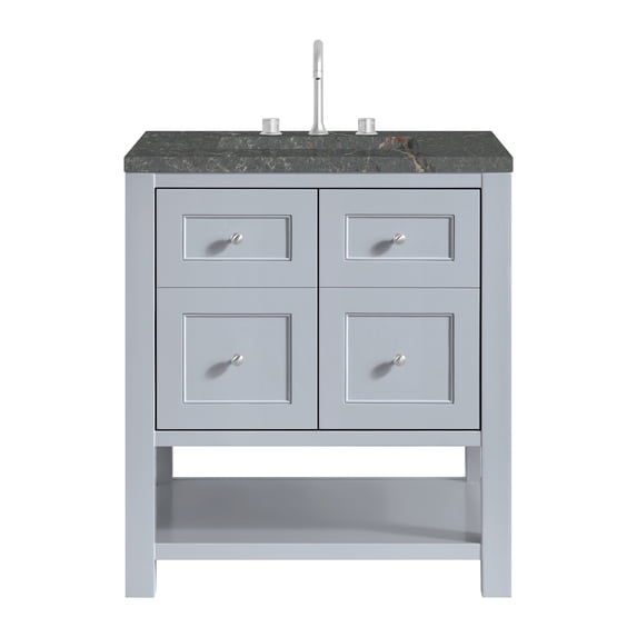 James Martin Vanities 330-V30-SRB-3PBL Breckenridge 30" Free Standing Single Basin Poplar