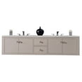 thumbnail image 1 of James Martin 312-V72-MTM-3OCAR 72 Inch Double Vanity w/ Carrara White Top, 1 of 7