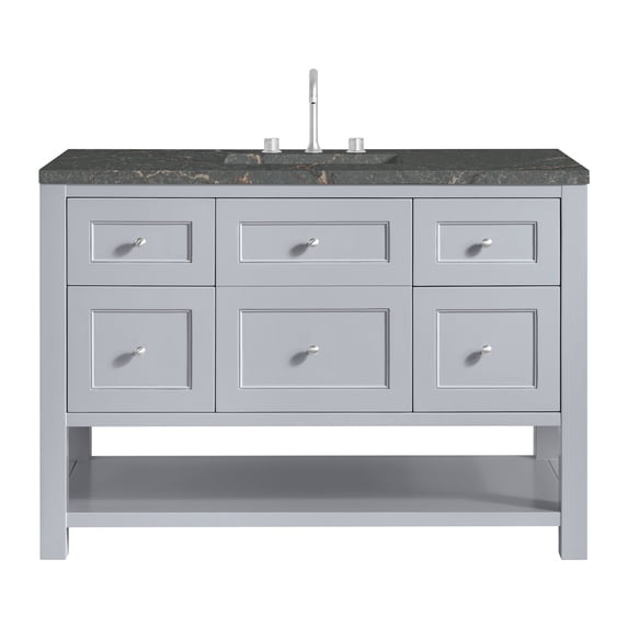 James Martin Vanities 330-V48-SRB-3PBL Breckenridge 48" Free Standing Single Basin Poplar