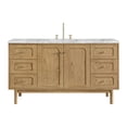 thumbnail image 1 of James Martin Vanities 545-V60S-LNO-3CAR Laurent 60" Single Basin Poplar Wood Vanity Set -, 1 of 7