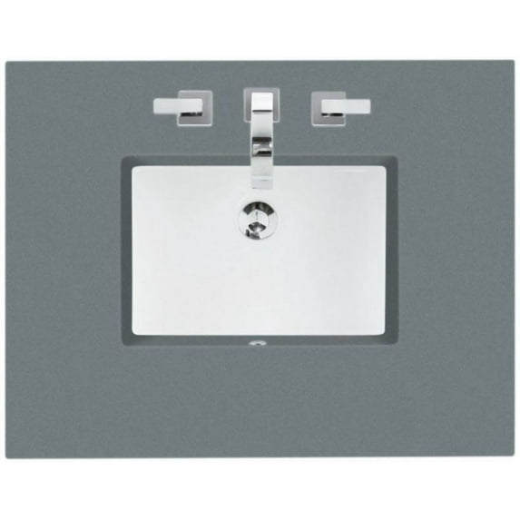 James Martin Furniture 30 in. Single Top Bathroom Vanity with 3 cm Cala Blue Quartz Sink