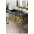 thumbnail image 1 of James Martin Furniture 389-V36-LTO-G-DGG 36 in. Mercer Island Latte Oak & Radiant Gold Single Bathroom Vanity with Glossy Dark Gray Solid Surface Top, 1 of 7