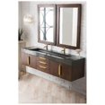 thumbnail image 1 of James Martin Furniture 389-V72D-CFO-G-DGG 72 in. Mercer Island Coffee Oak & Radiant Gold Double Bathroom Vanity with Glossy Dark Gray Solid Surface Top, 1 of 7