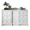 thumbnail image 1 of James Martin Furniture  60 in. De Soto Single Vanity with 3 cm White Zeus Quartz Top, Bright White, 1 of 1
