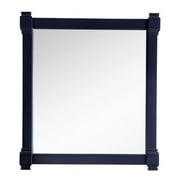 James Martin Furniture 650-M35-VBL 35 in. Brittany Mirror, Victory Blue