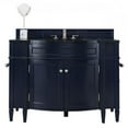 thumbnail image 1 of James Martin Furniture 650-V46-VBL-CAR 46 in. Brittany Victory Blue Single Bathroom Vanity with 3 cm Carrara Marble Top, 1 of 6