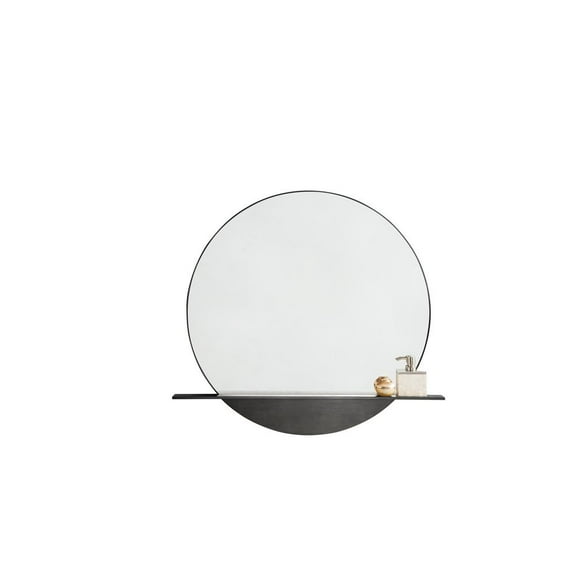 James Martin Vanities Platform 36" Mirror, Modern Iron