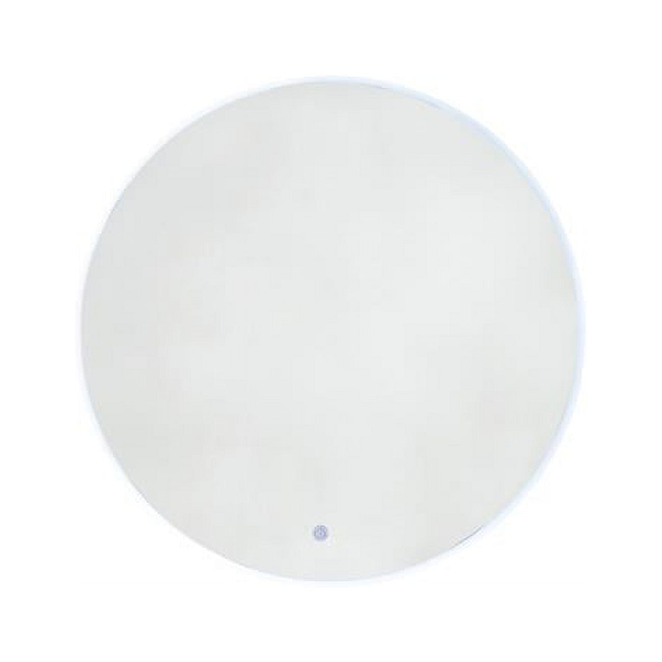 Orlando 36" Frosted Acrylic Circular LED Lighted Mirror