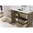 thumbnail image 1 of James Martin Furniture 960-V60S-SAP-3EJP 60 in. Seaside Silver Apricot Single Bathroom Vanity with 3 cm Eternal Jasmine Pearl Quartz Top & Sink, 1 of 4