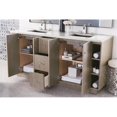 thumbnail image 1 of James Martin Furniture 960-V72-SAP-3EJP 72 in. Seaside Silver Apricot Double Bathroom Vanity with 3 cm Eternal Jasmine Pearl Quartz Top & Sink, 1 of 4