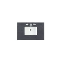 James Martin Vanities 36" Single Top, 3 CM Charcoal Soapstone Quartz w/ Sink