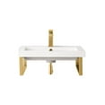 thumbnail image 1 of James Martin Vanities 055-Bk18-23.6-Wg Boston 23-5/8" Rectangular Resin Console Bathroom, 1 of 1
