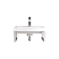 thumbnail image 1 of James Martin Vanities 055BK16BNK20WG2 Boston 19-5/8" Rectangular Porcelain Console, 1 of 7