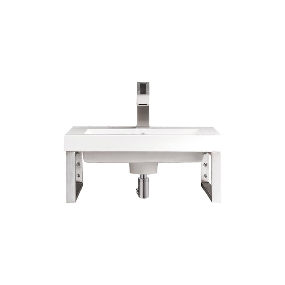 James Martin Vanities 055BK16BNK20WG2 Boston 19-5/8" Rectangular Porcelain Console