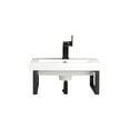 thumbnail image 1 of James Martin Vanities 055BK16MBK20WG2 Boston 19-5/8" Rectangular Porcelain Console, 1 of 7