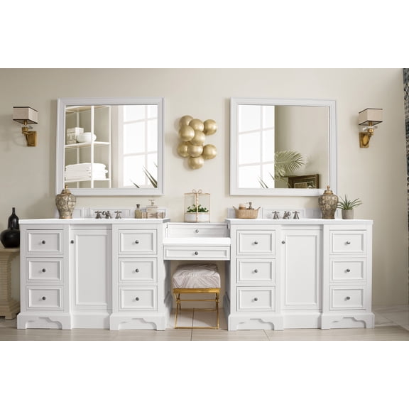 James Martin Vanities 825-V118-Du-Wz De Soto 118" Free Standing Double Basin Vanity Set -