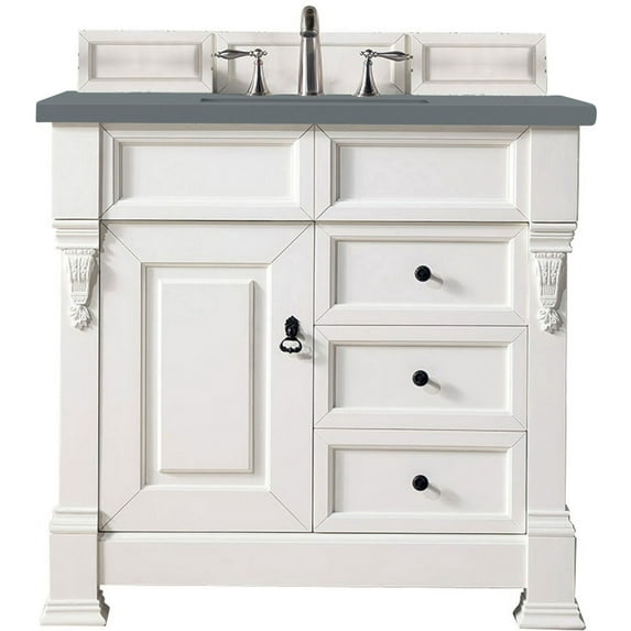 James Martin Vanities 147-V36-3Cbl Brookfield 36" Free Standing Single Basin Poplar Vanity