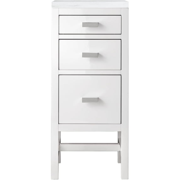 James Martin Vanities E444-BC15-GW-3AF Addison 15" Side Cabinet - White